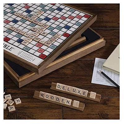 Scrabble Deluxe Vintage Wood Game Set