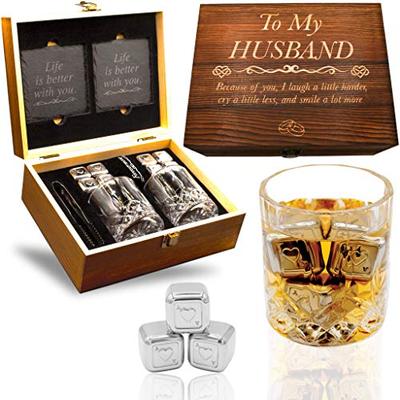 Engraved Whiskey Glass Set 