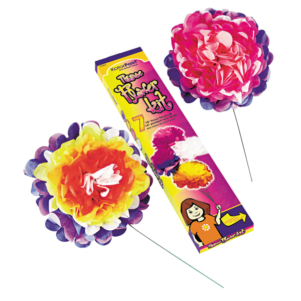Colorfast Tissue Flower Kit
