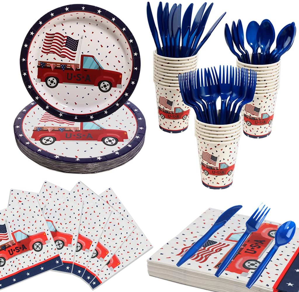 ndependence Day American Flag Party Supplies
