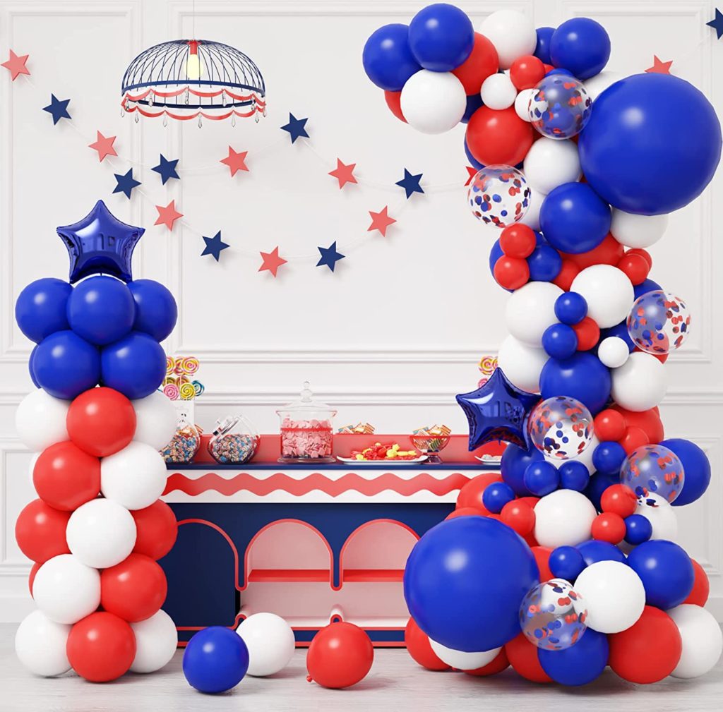 Red White and Blue Balloons