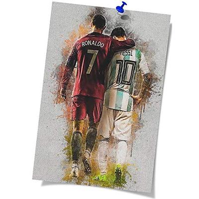 Lionel Messi and Cristiano Ronaldo Poster