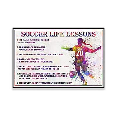 Personalized Women Soccer Poster