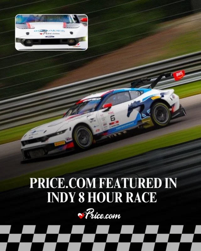 The engines are on and the excitement is high 🏁  Thanks to one of our amazing partners, we’re proud to see Price.com featured in this year’s INDY 8 Hour Race, joining a lineup of world-class teams pushing limits on and off the track.  Innovation meets performance, and we’re just getting started.  The race kicks off tomorrow, stay tuned for updates! ⚡️  #Indy8hr #Racing #Racecar #RaceTrack